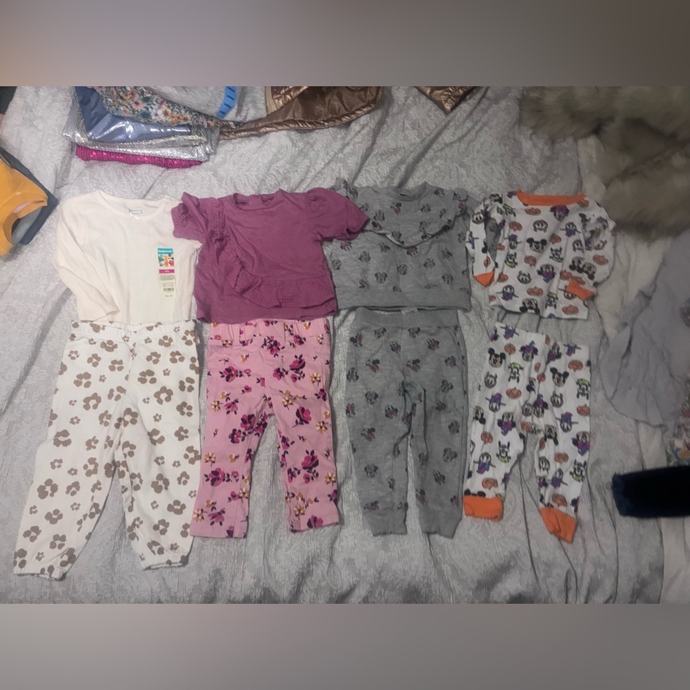 Baby girl outfit and pjs